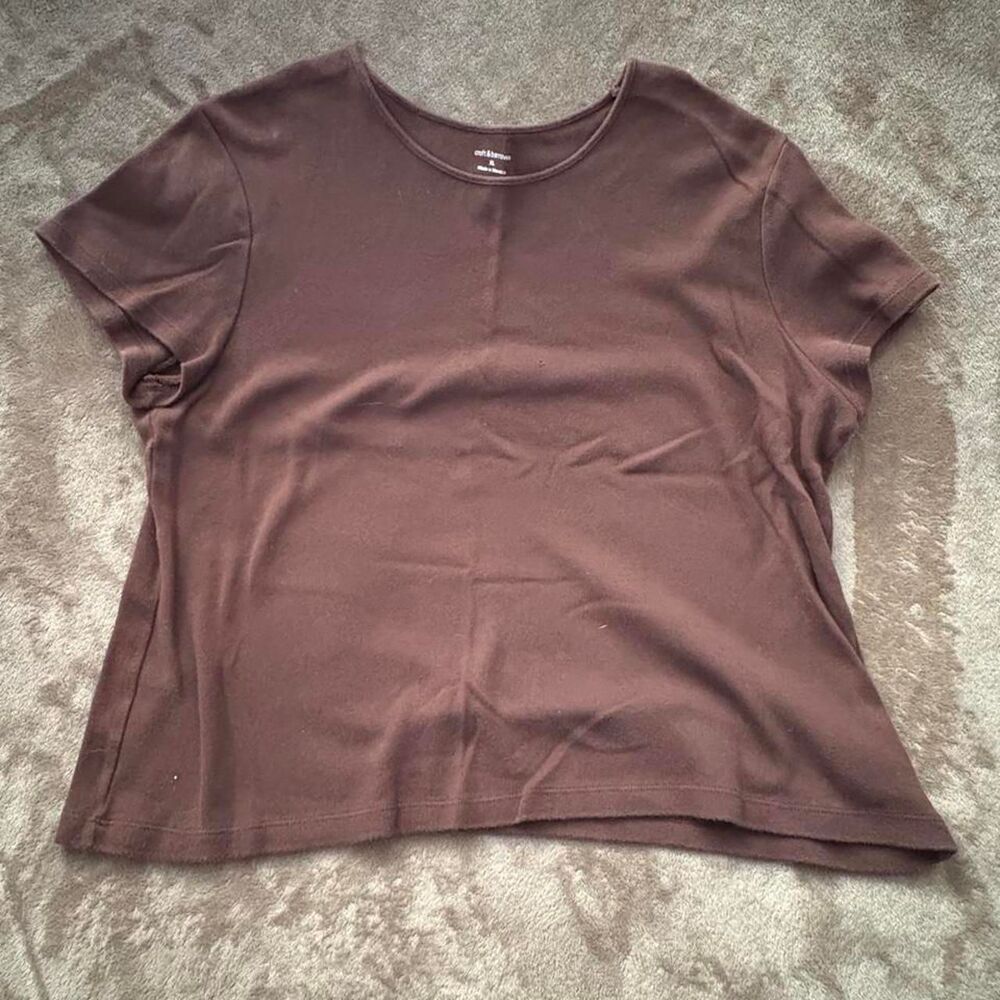 Croft-barrow Women's Brown T-shirt